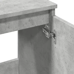 Meuble Wc|zmh Meuble d'évier gris béton 58x33x60 cm bois d'ingénierie