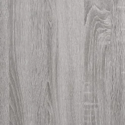 zmh Meuble d'évier sonoma gris 58x33x60 cm bois d'ingénierie